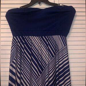 Strapless floor length dress